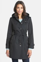Thumbnail for your product : MICHAEL Michael Kors Trench Coat with Detachable Hood & Liner (Petite)