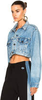 Thumbnail for your product : RE/DONE Crop Denim Jacket