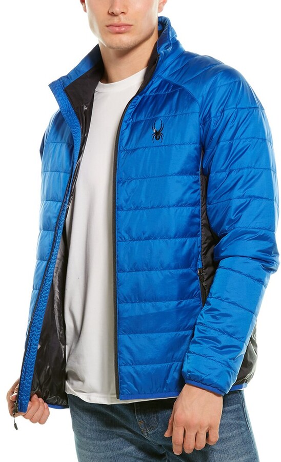 blue spyder jacket