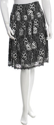 Anna Sui Lace A-Line Skirt