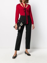Thumbnail for your product : RED Valentino Bow-Detailed Jumper