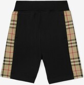 Thumbnail for your product : Burberry Childrens Vintage Check Panel Cotton Shorts Size: 6Y