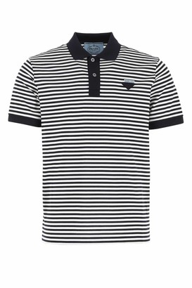 prada striped polo shirt