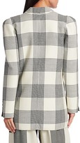 Thumbnail for your product : TRE by Natalie Ratabesi Strong Shoulder Plaid Blazer