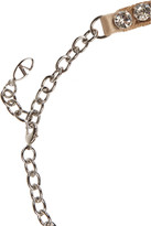 Thumbnail for your product : Valentino Silver-plated Swarovski crystal necklace