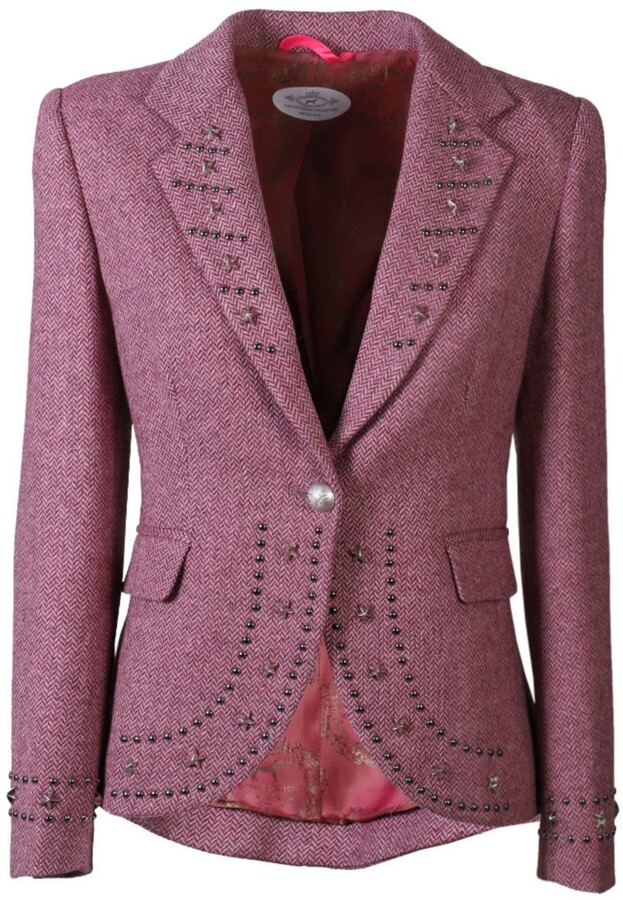 studded blazer
