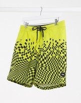 Thumbnail for your product : Vans Pixelated board short in yellow