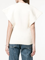 Thumbnail for your product : Jacquemus V-Neck Knitted Top with Flared Sleeves