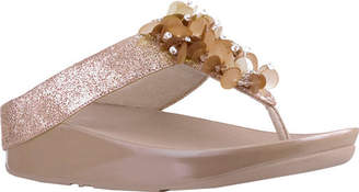 FitFlop Boogaloo Beaded Thong Wedge Sandal (Women's)