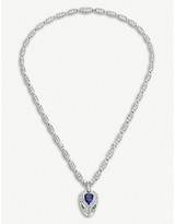Thumbnail for your product : Bvlgari Serpenti 18kt white-gold, blue sapphire and diamond necklace