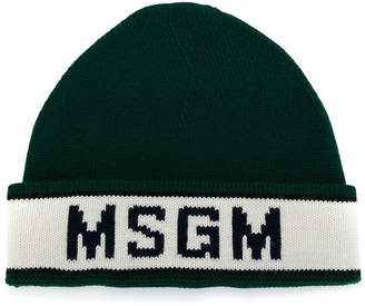 MSGM logo beanie