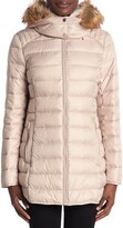 Thumbnail for your product : Andrew Marc Eleanor Zip Up Faux Fur Lined Coat