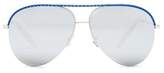 Thumbnail for your product : Victoria Beckham 62mm Metal Aviator Sunglasses