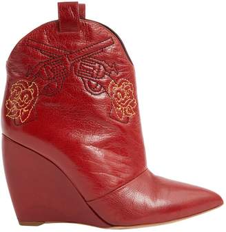 Nicholas Kirkwood Leather Cowboy Boots