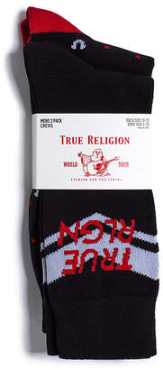 True Religion TRUE RLGN CREW SOCK - 2 PK