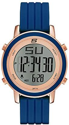 Skechers Women's Quartz Metal and Silicone Fitness Watch