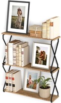 Thumbnail for your product : Wallniture Lucca Wooden Wall Shelf for Living Room Wall Decor, 3 Tier