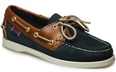 Thumbnail for your product : Sebago Spinnaker Women Blue and Dark Brown Suede Boat Shoes Blue