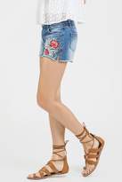 Thumbnail for your product : Blu Pepper Embroidered Denim Shorts