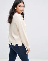 Thumbnail for your product : Amy Lynn Cardigan With Floral Embroidery And Pocket Detail