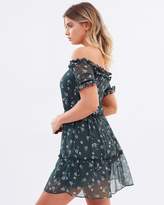 Thumbnail for your product : Miss Selfridge Floral Tiered Bardot Dress