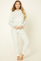 Thumbnail for your product : Forever 21 Oh So Sleepy Graphic PJ Set