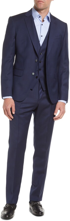HUGO BOSS Blue Men's Suits | ShopStyle