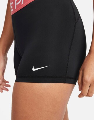 black nike booty shorts