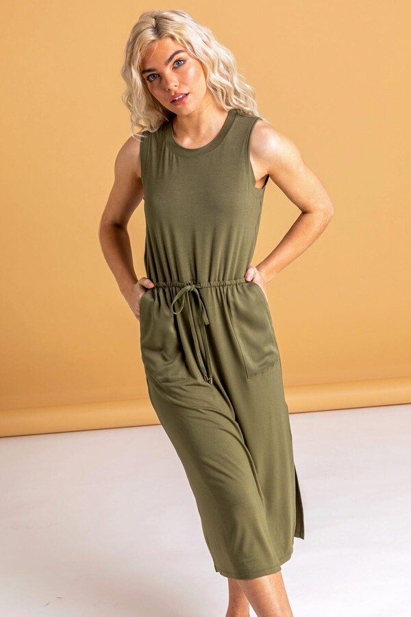 Dusk Draw Cord Midi Dress ShopStyle