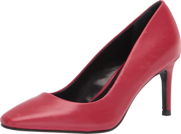 Calvin Klein Red Leather Women's Pumps | Shop the world's largest  collection of fashion | ShopStyle
