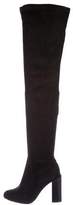 Thumbnail for your product : Jeffrey Campbell Suede Over-The-Knee Boots