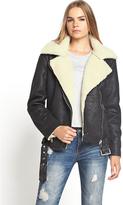 Thumbnail for your product : Glamorous Aviator Wool Jacket