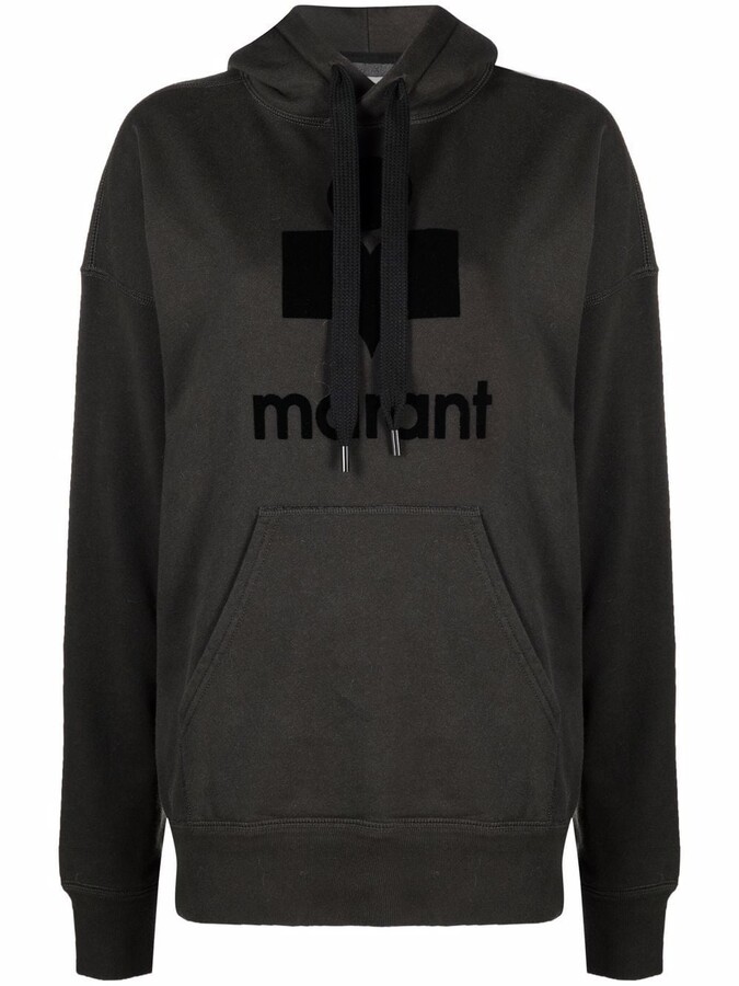 MARANT ÉTOILE Mansell logo-print hoodie - ShopStyle