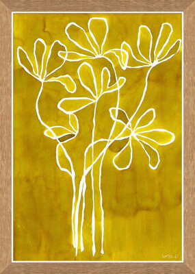Soicher Marin 'Golden Rod II' by Susan Hable Picture Frame Painting