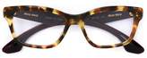 Thumbnail for your product : Miu Miu Eyewear embellished arm glasses
