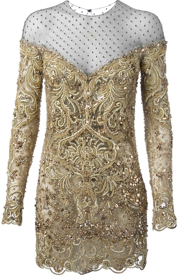 Emilio Pucci embroidered dress - ShopStyle