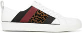 Thumbnail for your product : Diane von Furstenberg Tess Leather Striped Sneakers