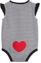 Thumbnail for your product : First Impressions Dots & Stripes Heart Cotton Snap-Up Bodysuit, Baby Girls (0-24 months), Created for Macy's