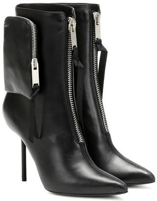 Unravel Leather ankle boots