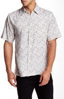 Thumbnail for your product : Toscano Regular Fit Leaves Short Sleeve Shirt