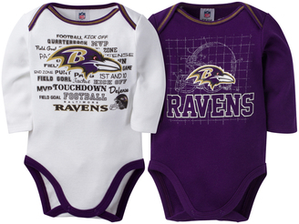 Gerber Baltimore Ravens Two-Piece Long-Sleeve Bodysuit Set - Infant