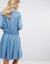 Thumbnail for your product : BOSS ORANGE By Hugo Boss Denim Look Waisted Dress