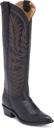 ANDREJ GRONAU SSENSE Exclusive Green Snake Star Cut Boots
