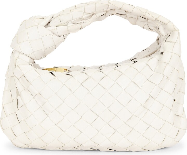 Bottega Veneta Mini Jodie Bag in White