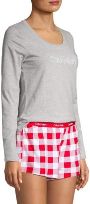 Calvin Klein Comfort Fleece Sleep 3-Piece Pajama Set