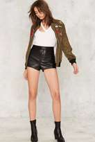 Thumbnail for your product : Nasty Gal Moving On Up Vegan Leather Short