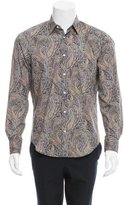 Thumbnail for your product : Vince Paisley Print Button-Up Shirt w/ Tags