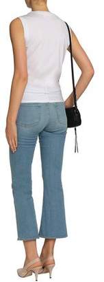 Frame Faded High-rise Kick-flare Jeans