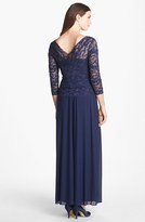 Thumbnail for your product : Marina Embellished Lace & Chiffon Gown