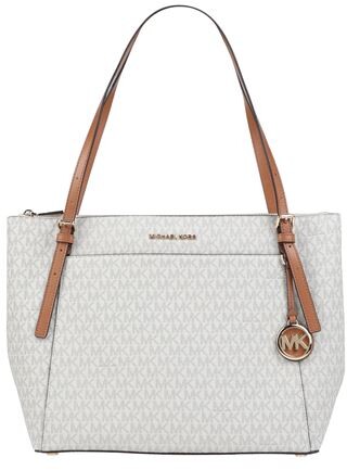 mk white purse